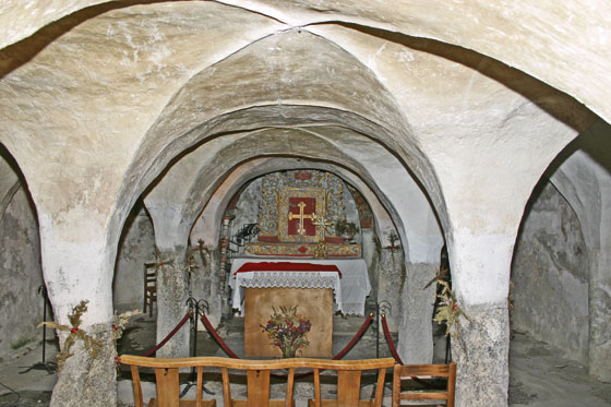 unterirdische Kapelle St. Dalmas