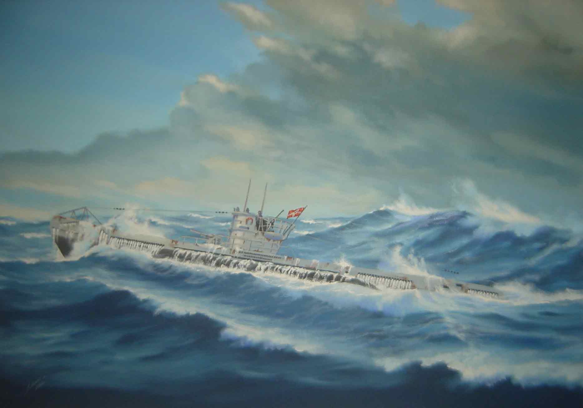 [U-Boot in schwerer See ©alpenfestung.com]